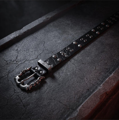Jace Belts — Gothic Studded Leather Belt