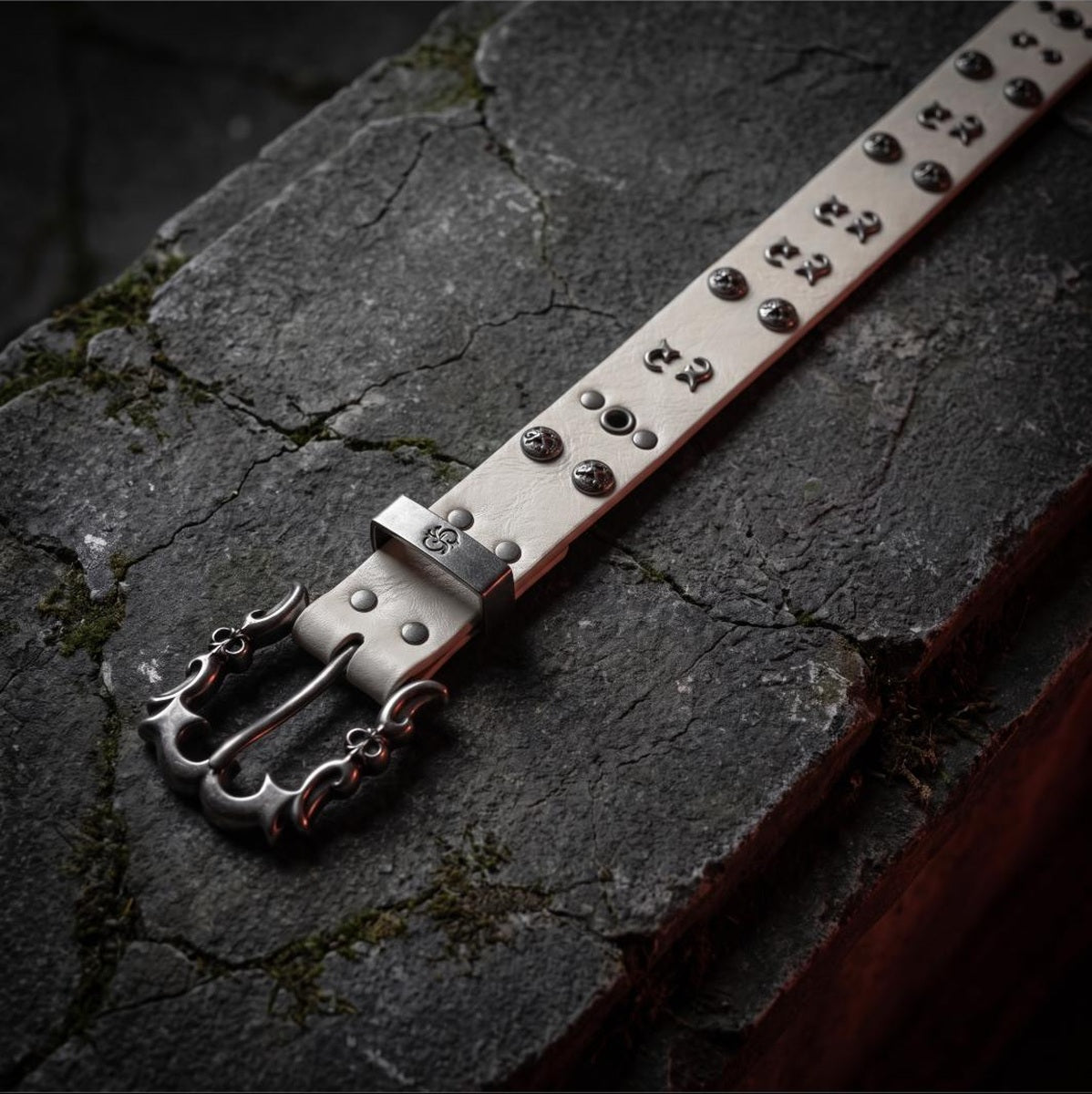 Jace Belts — Gothic Studded Leather Belt