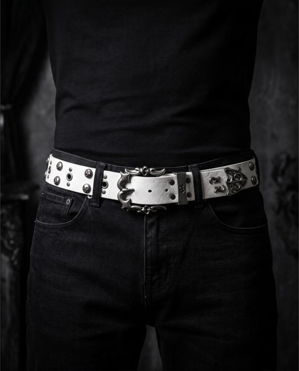 Jace Belts — Gothic Studded Leather Belt
