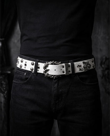 Jace Belts — Gothic Studded Leather Belt